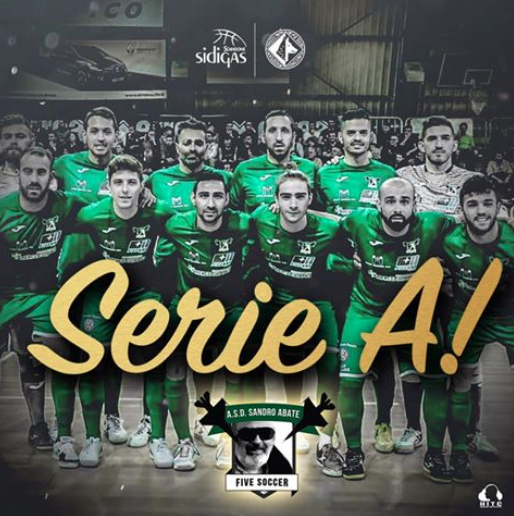 Calcio a 5, Avellino in serie A con la “Sandro Abate”