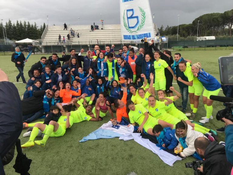 Calcio, il Napoli Femminile Carpisa Yamamay promosso in serie B