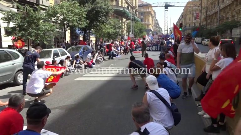 Sciopero metalmeccanici, in piazza a Napoli ritrovata unità sindacale