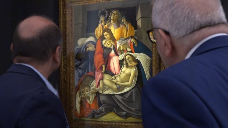 Botticelli al Palazzo Zevallos di Napoli: in mostra Il compianto sul Cristo Morto