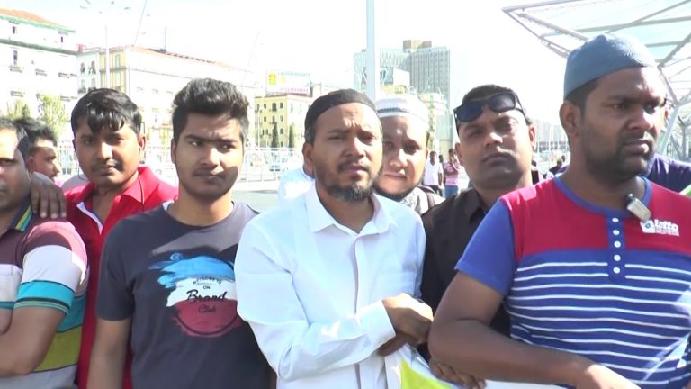 Napoli, protesta la comunità del Bangladesh: “Basta violenze”