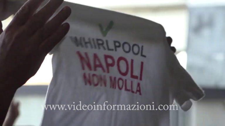 Whirlpool, ancora proteste a Napoli: operai in corteo da Piazza Municipio al Porto