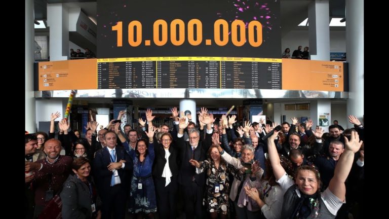 10mln di passeggeri nel 2019 per l’aeroporto di Napoli, caffè sospeso per festeggiare
