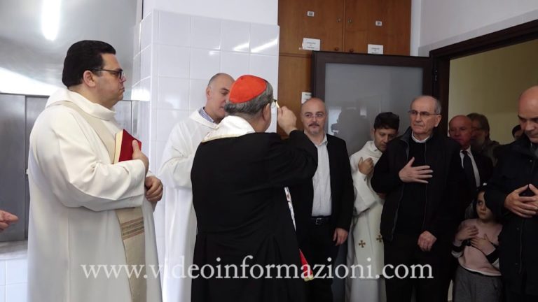 Padri rogazionisti, cardinale Sepe benedice la nuova mensa dei poveri