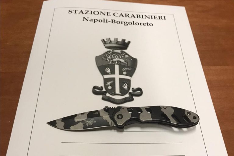 A 14 anni sorpreso con un coltello: è nipote di un esponente di spicco del clan Mazzarella