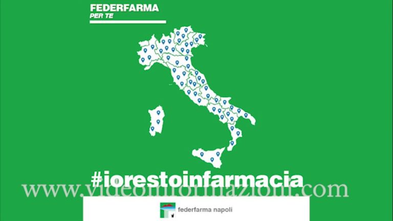 Federfarma Napoli lancia la campagna “#iorestoinfarmacia, turestaacasa”