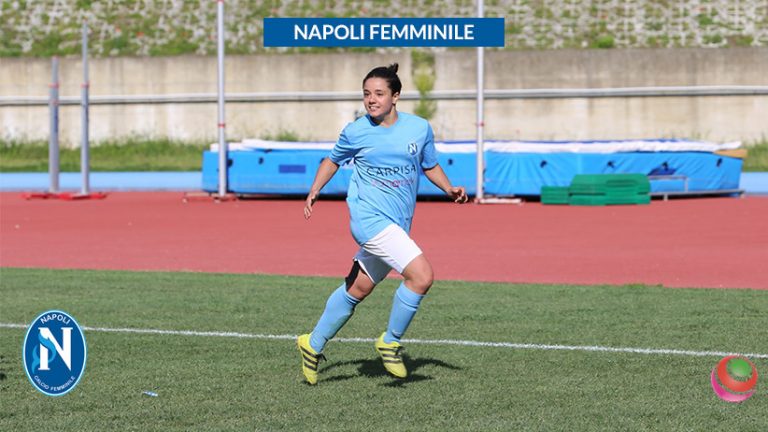 Giulia Risina con il gol del raddoppio ha deciso il match tra Napoli Calcio femminile e Ludos Palermo.