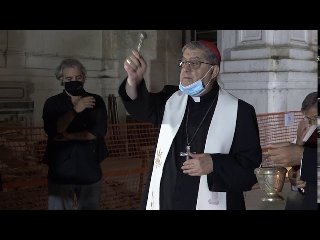 Napoli, il cardinale Sepe inaugura il cantiere della storica chiesa Immacolatella