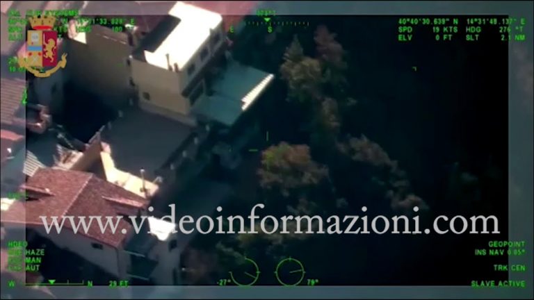Pericoloso latitante arrestato a Gragnano grazie all’ausilio dei droni