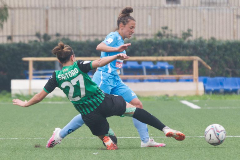 Napoli Calcio femminile: 1-0 per il Sassuolo, le azzurre masticano amaro