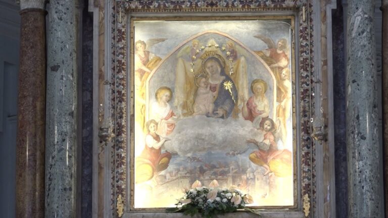 Restaurato affresco della Madonna nella chiesa di Santa Maria di Costantinopoli