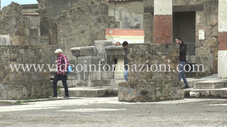 Pompei, tornano i furti: rubato un chiusino in marmo