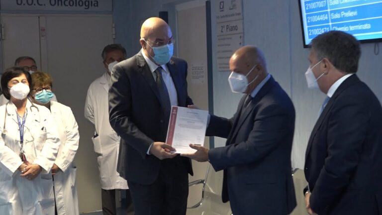 Oncologia, reparto dell’ospedale di Pozzuoli primo in Campania a ricevere certificazione di qualità