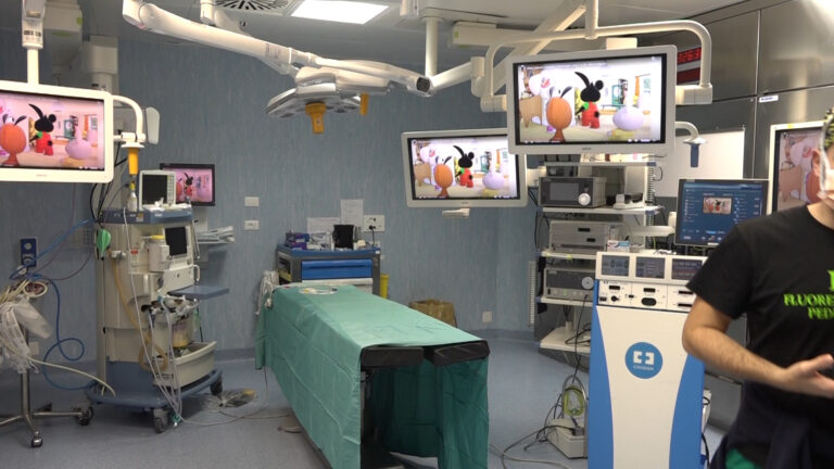 sala multimediale chiurgia pediatrica