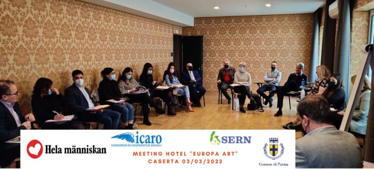 Integrazione nel lavoro delle fasce “vulnerabili”: a Caserta il meeting Italo-svedese organizzato dal Consorzio Icaro