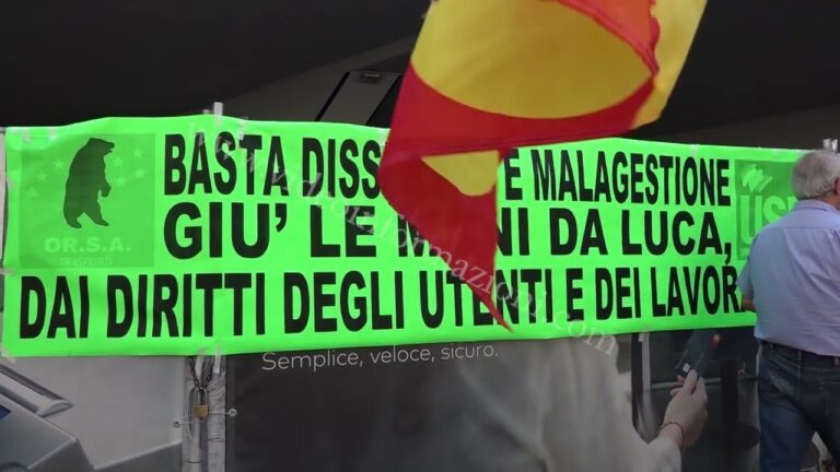Sciopero Eav a Napoli contro il licenziamento di un lavoratore