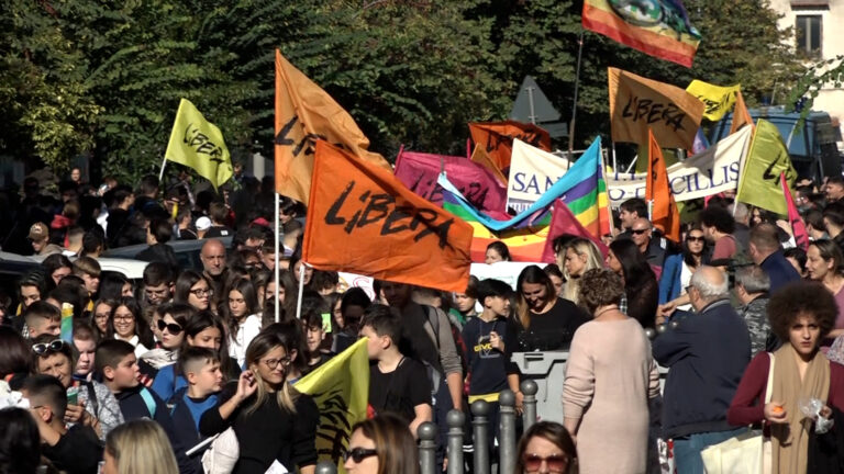 marcia anti camorra - bar Sayonara Ponticelli