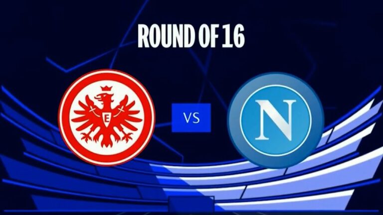 Champion’s league, il Napoli sfiderà l’Eintracht Francoforte agli ottavi di finale