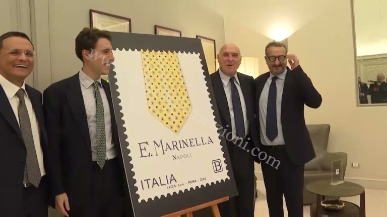 Francobollo per E. Marinella: un omaggio al Made in Italy