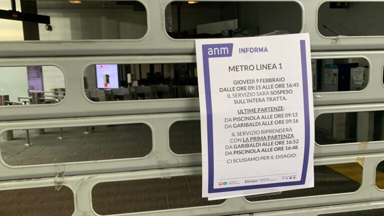 Metro Linea 1, stop di 7 ore per il collaudo dei nuovi treni