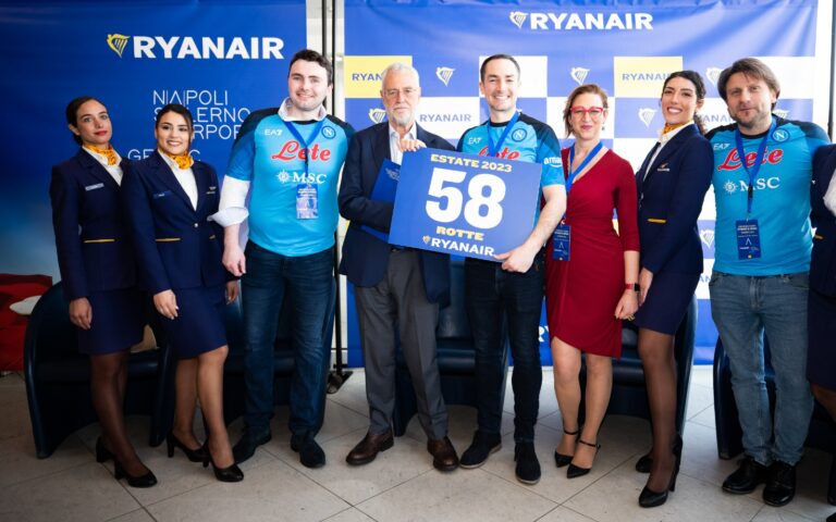 Ryanair, a Napoli investiti 500 mln dollari per hub Capodichino