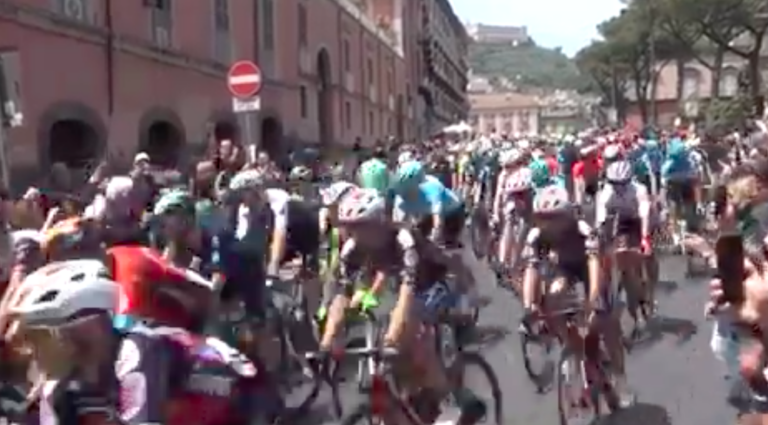 Tappa Giro Italia Napoli, strade sicure per la carovana rosa