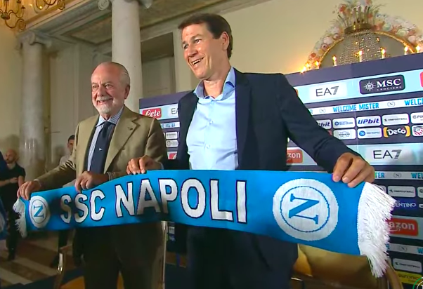 Ecco Rudi Garcia a Napoli:” I calciatori devono dimenticare quello che hanno fatto”