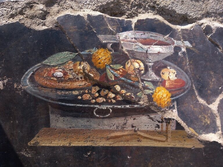 Scavi, clamorosa scoperta: pizza sulla tavola dei Pompeiani