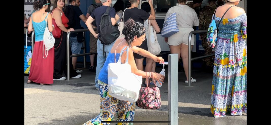 Caldo afoso in città