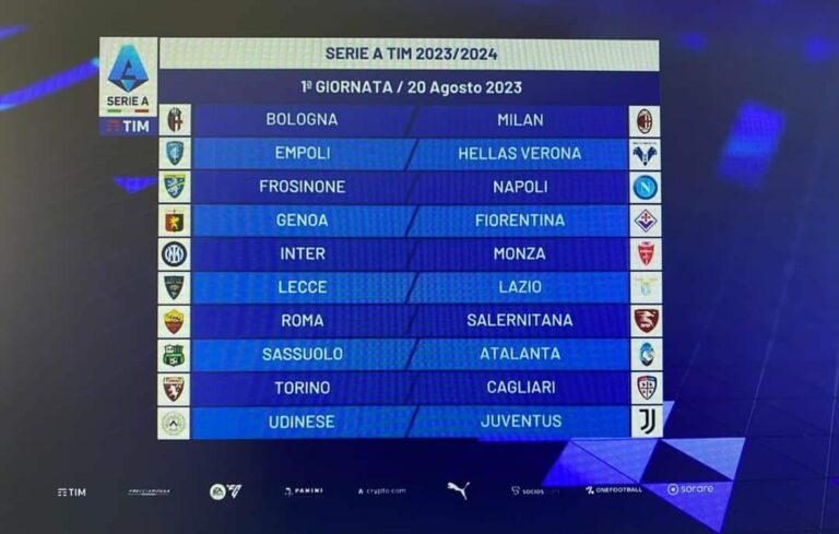 Campionato 2023/2024, prima con scudetto a Frosinone