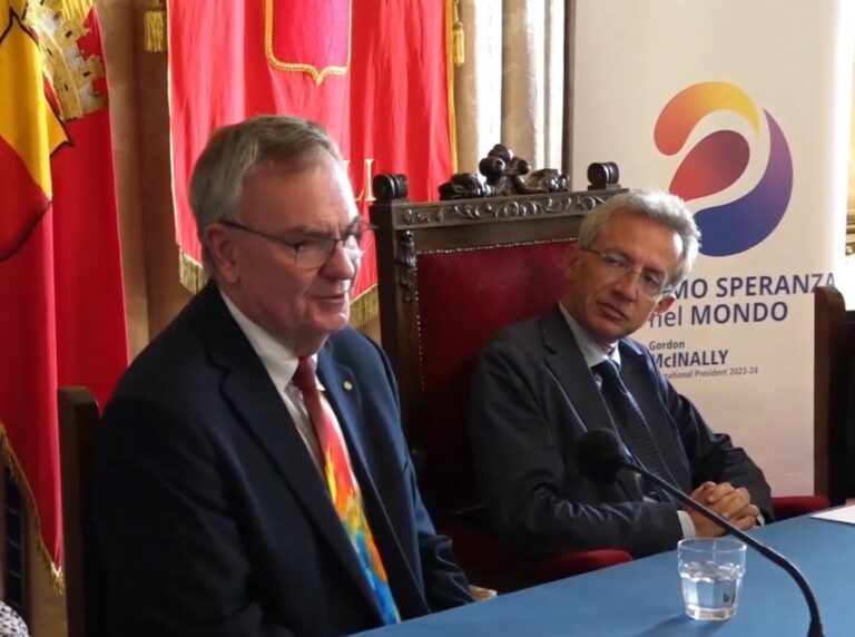 Manfredi incontra il presidente del Rotary