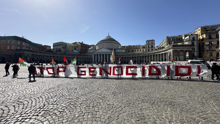 Stop genocidio, movimenti pro Palestina di nuovo in piazza a Napoli