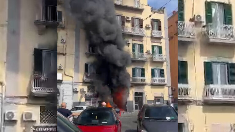 Paura alla Riviera di Chiaia, divampato incendio in un locale