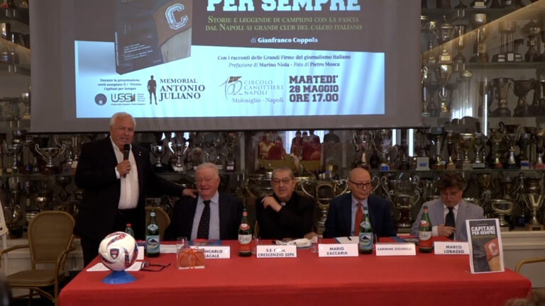 “Capitani per Sempre”, presentato il libro di Gianfranco Coppola