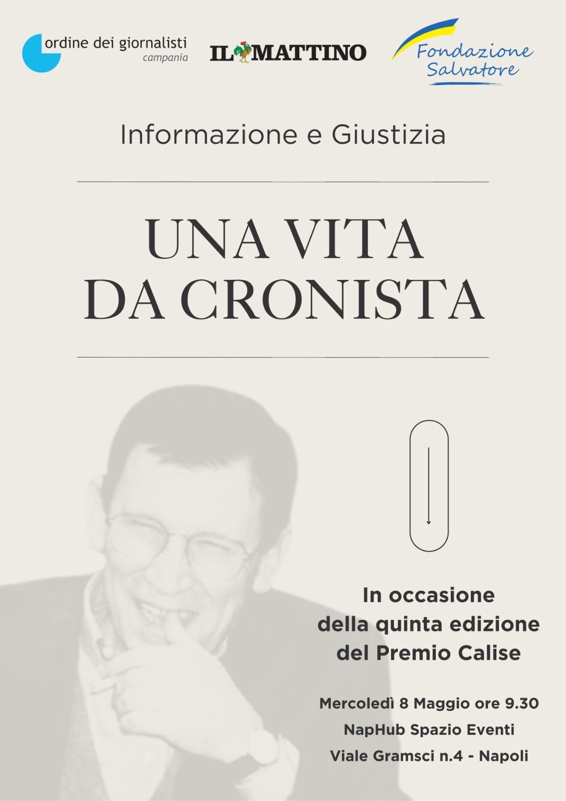 Giornalismo e giustizia, quinta edizione del premio Giuseppe Calise