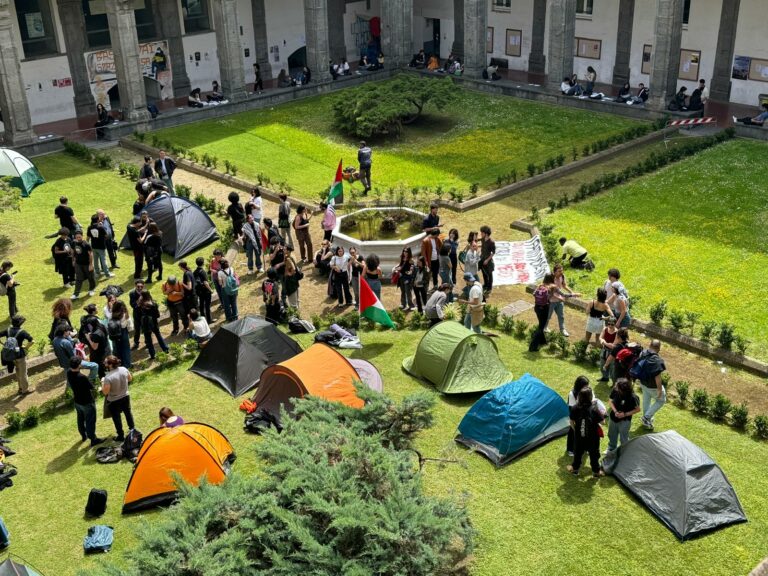 In tenda per la Palestina, Napoli aderisce a Intifada studentesca