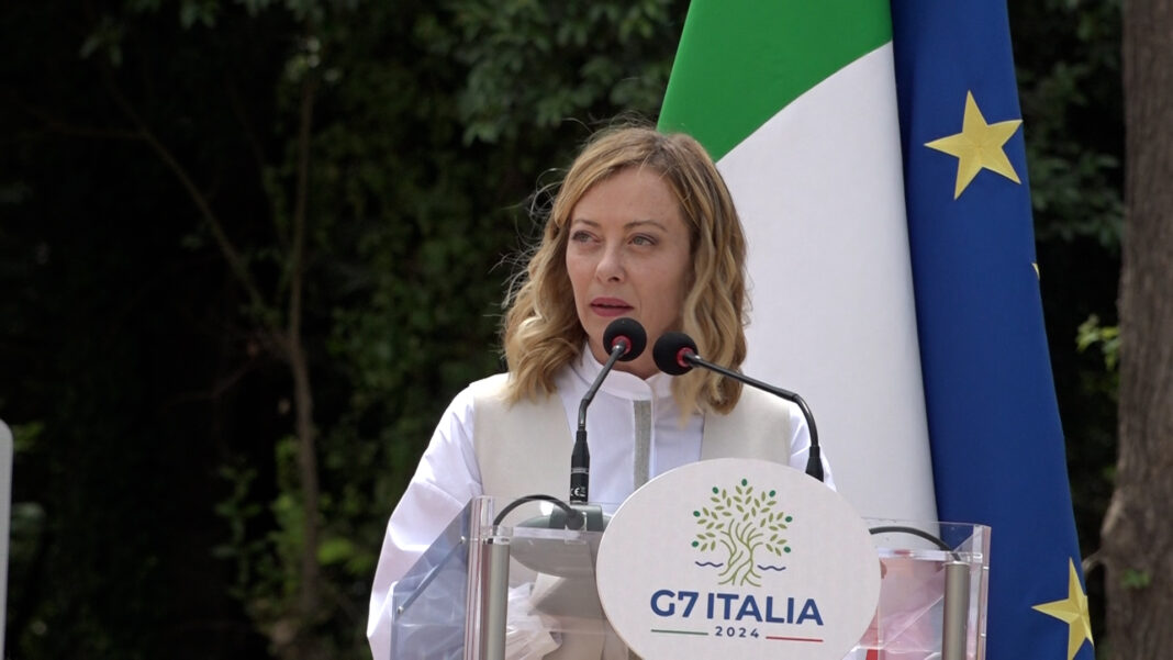 La premier Giorgia Meloni