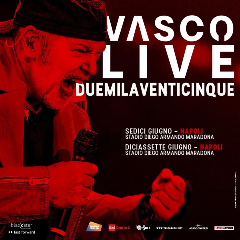 Vasco Rossi torna a Napoli, due “Maradona” per il re del rock