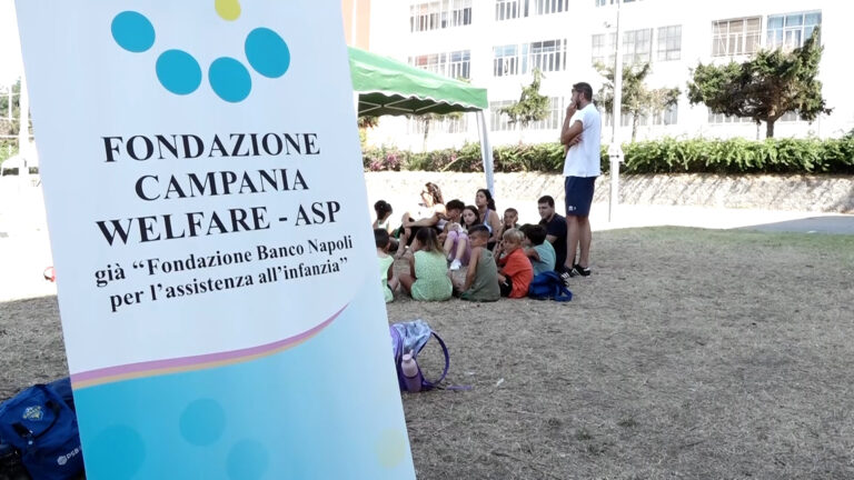 Fondazione Campania Welfare, il campo estivo per i bambini nell'ex Base Nato