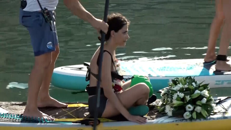 Travolta e uccisa su kayak, flash mob in mare per ricordare Cristina