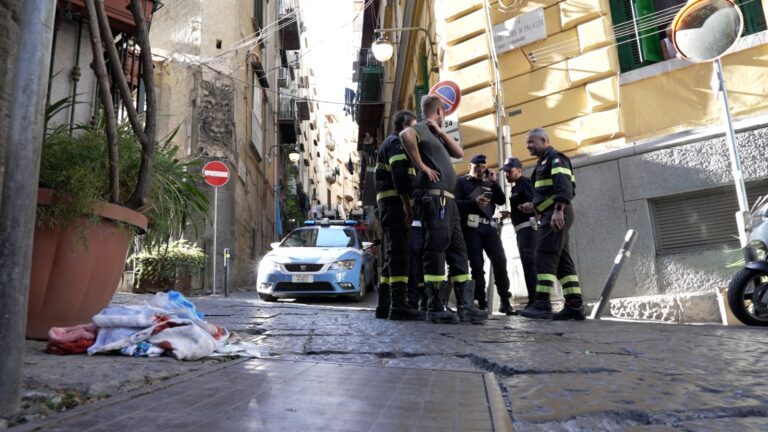 Cade una statua dal balcone e colpisce una turista, è grave