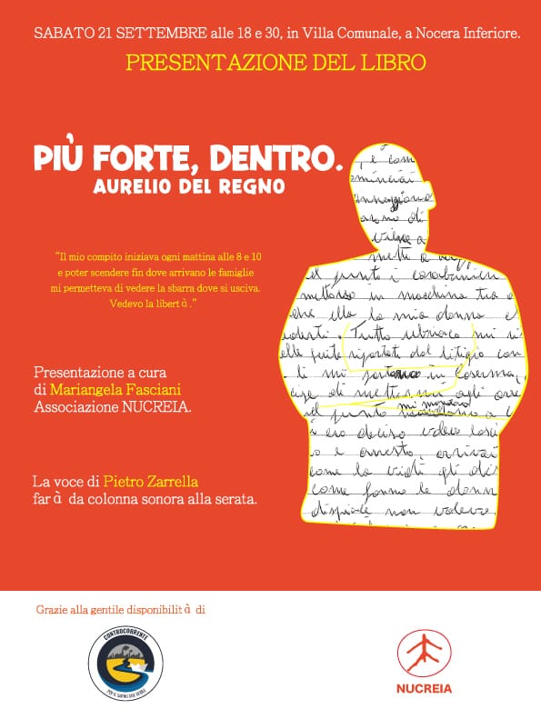 "Più forte, Dentro", presentato il libro di Aurelio del Regno