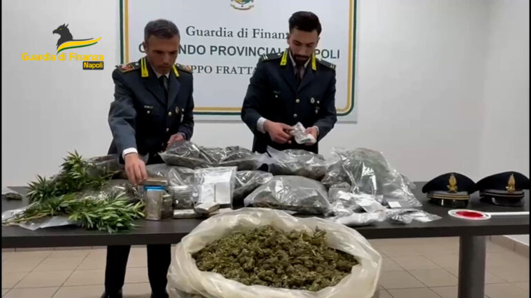 Pacco con droga in centro spedizione, sequestro da 550.000 euro