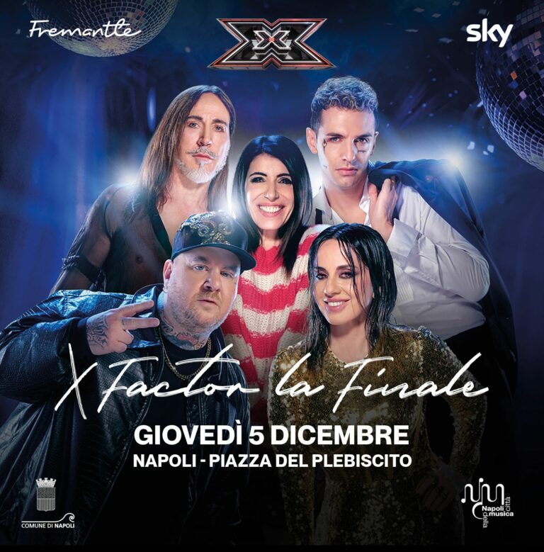 X Factor, il 5 dicembre finale in piazza del Plebiscito a Napoli