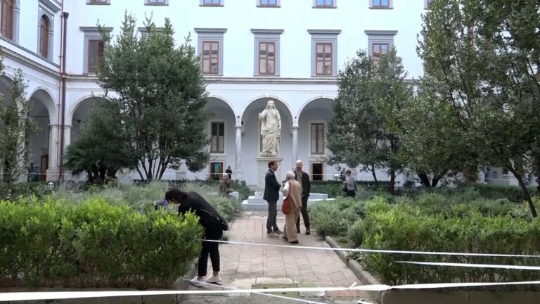 Archivio di Stato di Napoli, tornano all' antica bellezza i giardini storici