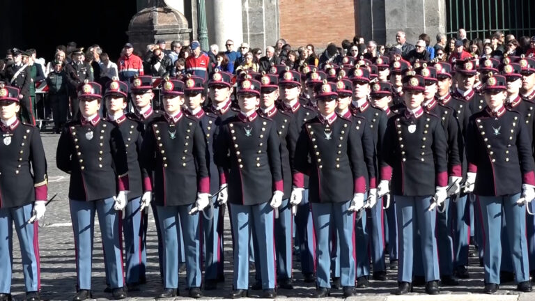 scuola militare nunziatella, giurano allievi del 237°corso