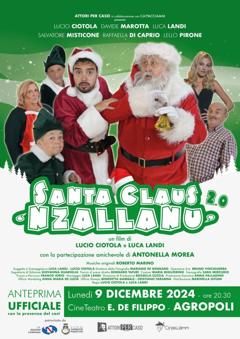 Santa Claus 'Nzallanù 2.0 al CineTeatro De Filippo di Agropoli