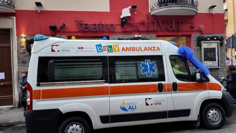 Solidarietà, la fondazione Giona dona un'ambulanza per l'Ucraina