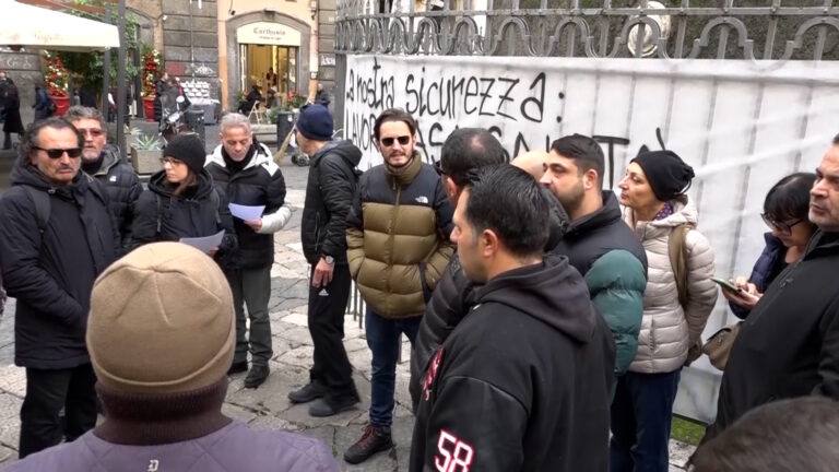 Napoli, Manifestazione contro DDl 1660 e zone rosse