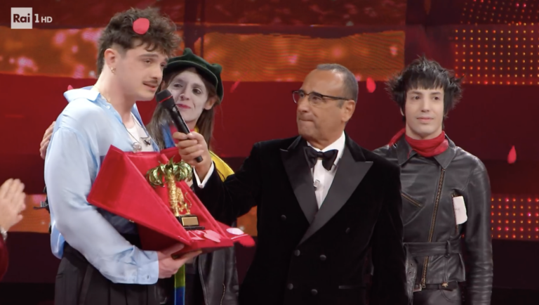 Sanremo 2025, vince Olly, secondo Lucio Corsi: e Giorgia?